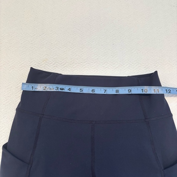 Fabletics Oasis PureLuxe High-Waisted Pocketed Navy Womens Leggings Size Small - Picture 10 of 13